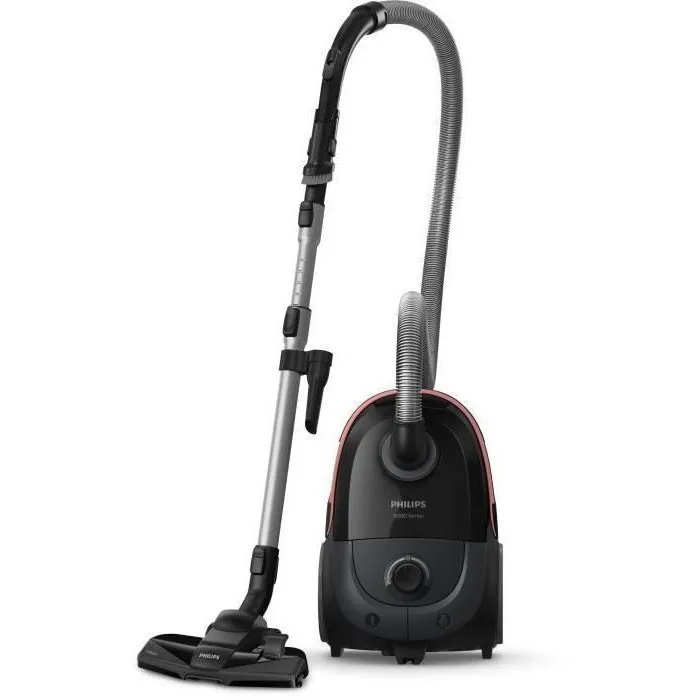 Philips Aspirador de Bote con Bolsa XD5123/10, 900 W, 4 L - Negro Philips Aspirador de Bote con Bolsa XD5123/10, 900 W, 4 L - Negro
