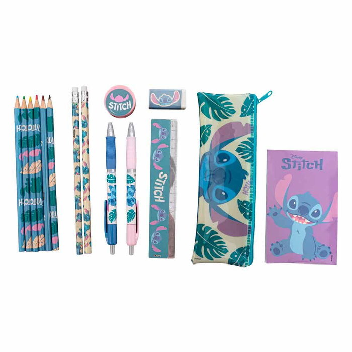 CYP BRANDS Blister Papeleria Stitch Disney 14 Piezas con Cuaderno, Estuche, Lápices, Bolígrafos y Más CYP BRANDS Blister Papeleria Stitch Disney 14 Piezas con Cuaderno, Estuche, Lápices, Bolígrafos y Más