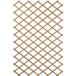 Nature Valla de Jardín Extensible 100x200 cm Madera Natural