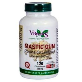 VBYOTICS Mastic Gum Resina De Lentisco 120 Cápsulas para Molestias Intestinales