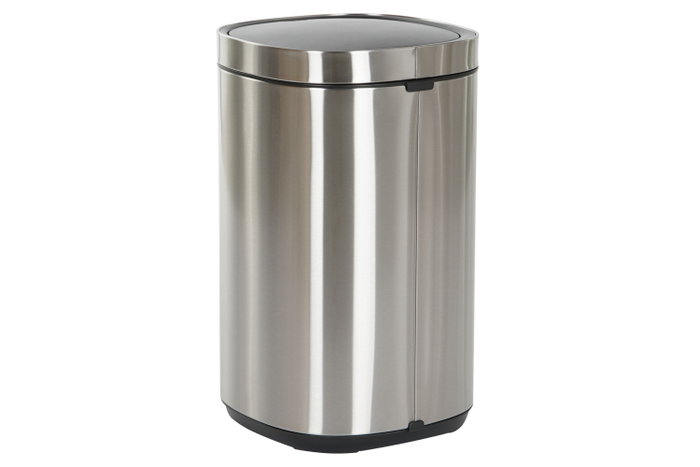 DKD Home Decor Papelera Inox PP 30x30x51 30L Touch Mate Plateado DKD Home Decor Papelera Inox PP 30x30x51 30L Touch Mate Plateado