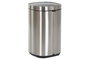 DKD Home Decor Papelera Inox PP 30x30x51 30L Touch Mate Plateado