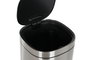 DKD Home Decor Papelera Inox PP 30x30x51 30L Touch Mate Plateado