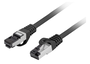 Lanberg Cable de Red Cat8.1 S/FTP 3m Negro