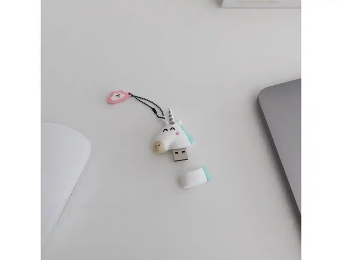 Mr. Wonderful Memoria USB 32GB Unicornio Llavero Pendrive Compatible con USB C