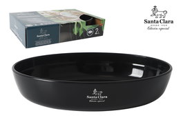 Fuente Oval Horno Borosilicato 2L Sta Cl 30 x 20.8 x 6.2 cm (2 Unidades)