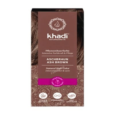 Khadi Tinte Herbal Castaño Ceniza 100Gr Khadi Tinte Herbal Castaño Ceniza 100Gr