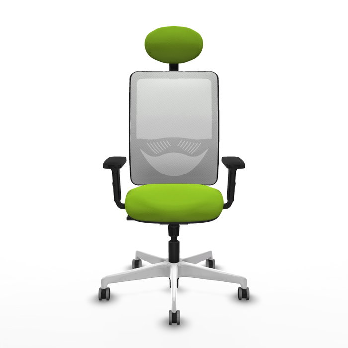 PIQUERAS Y CRESPO Silla de oficina Zulema con mecanismo Sincro, Pistacho y Blanco PIQUERAS Y CRESPO Silla de oficina Zulema con mecanismo Sincro, Pistacho y Blanco