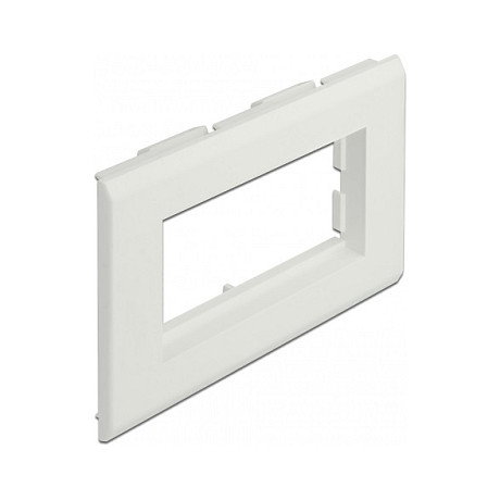 DeLOCK Easy 45 Porta-módulos para Canal de Instalación 130 x 80 mm Blanco DeLOCK Easy 45 Porta-módulos para Canal de Instalación 130 x 80 mm Blanco