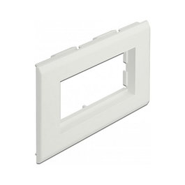 DeLOCK Easy 45 Porta-módulos para canal de instalación 130 x 80 mm Blanco