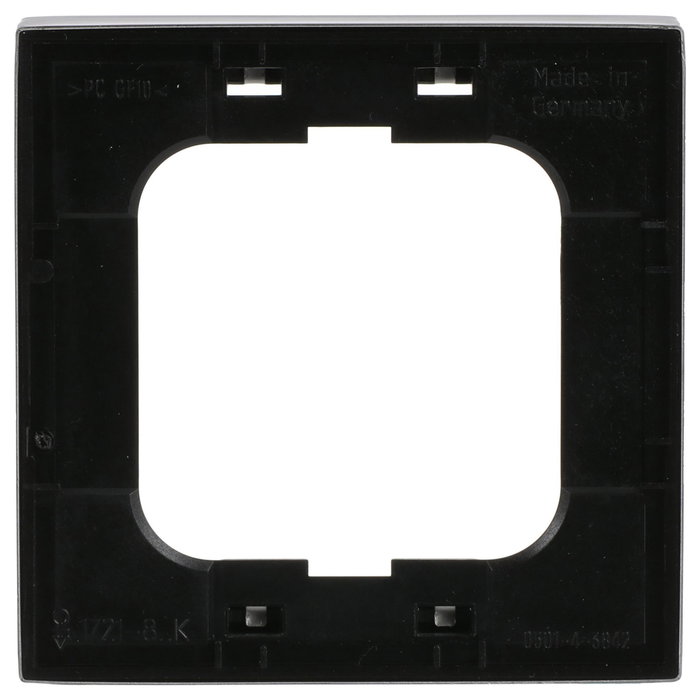 BUSCH-JAEGER 1721-866K Placa de pared de 1 posición en acero inoxidable