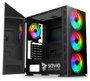 Savio Prime X1 Caja PC ATX Mid-Tower Cristal Templado 4 Ventiladores ARGB 120mm