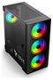 Savio Prime X1 Caja PC ATX Mid-Tower Cristal Templado 4 Ventiladores ARGB 120mm