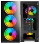 Savio Prime X1 Caja PC ATX Mid-Tower Cristal Templado 4 Ventiladores ARGB 120mm