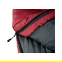 High Peak Schlafsack TR 300 Saco de Dormir 3 Estaciones para Mochilero, Rango de Confort 5 °C, Dimensiones 55-85 cm * 2300 mm, Poliéster, Color Gris y Rojo