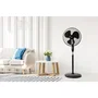 Oceanic OCEAVP45B3 Ventilador de pie 45 W Ø 44 cm 3 velocidades Oscilante Inclinable Negro