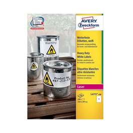 AVERY Zweckform Etiquetas de película resistentes al agua 210,0 x 297,0 mm