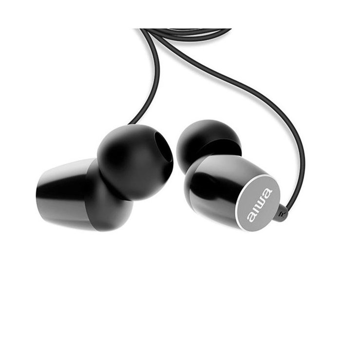 Aiwa Auriculares Intrauditivos ESTM-30SL con Micrófono Jack 3.5 mm Plata