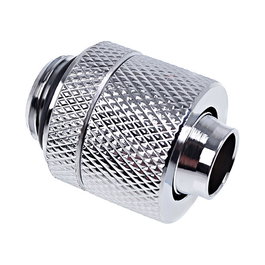 Alphacool K Alphacool Eiszapfen Anschluss gerade G1/4 Zoll AG auf 13/10mm - chrome silber