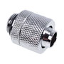 Alphacool K Alphacool Eiszapfen Anschluss gerade G1/4 Zoll AG auf 13/10mm - chrome silber