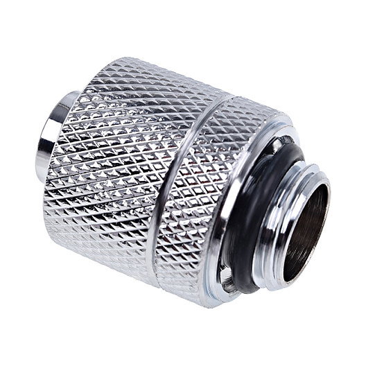 Alphacool K Alphacool Eiszapfen Anschluss gerade G1/4 Zoll AG auf 13/10mm - chrome silber Alphacool K Alphacool Eiszapfen Anschluss gerade G1/4 Zoll AG auf 13/10mm - chrome silber