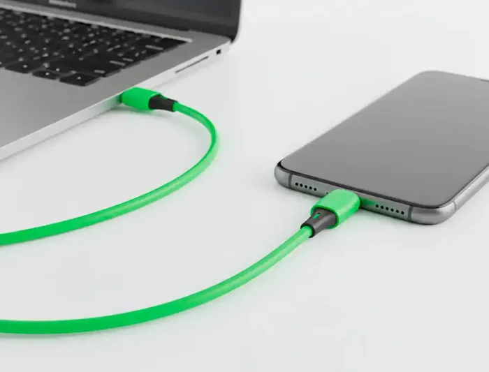 Q-connect Cable USB-C a USB-C PVC Longitud 2m Verde