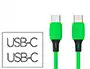 Q-connect Cable USB-C a USB-C PVC Longitud 2m Verde