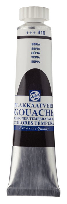 Talens Témpera Extra Fina Sepia 416 Tubo 20 ml Talens Témpera Extra Fina Sepia 416 Tubo 20 ml