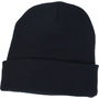 Basics Gorro de punto de acrílico, talla única, colores variados (negro, gris oscuro, azul marino, verde oscuro)