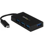 StarTech.com Hub USB 3.2 Gen 1 de 4 Puertos USB-A, Negro
