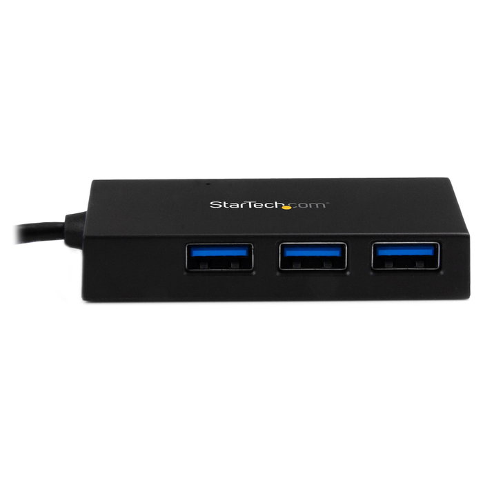 StarTech.com Hub USB 3.2 Gen 1 de 4 Puertos USB-A con USB-C Negro HB30C4AFS