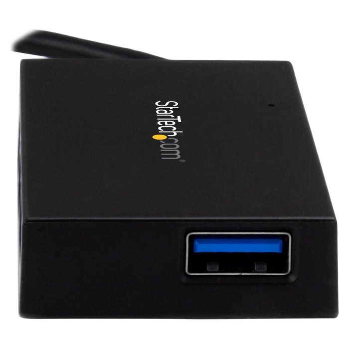StarTech.com Hub USB 3.2 Gen 1 de 4 Puertos USB-A con USB-C Negro HB30C4AFS