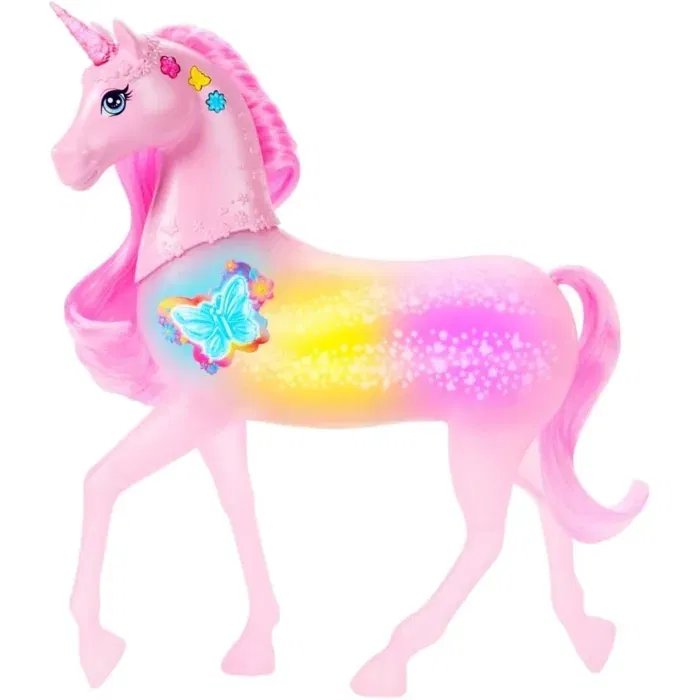 Mattel JCP78 Sonidos de Unicornio con 20 Combinaciones de Sonido y Luces Personalizables para Niños de 3 a 10 Años