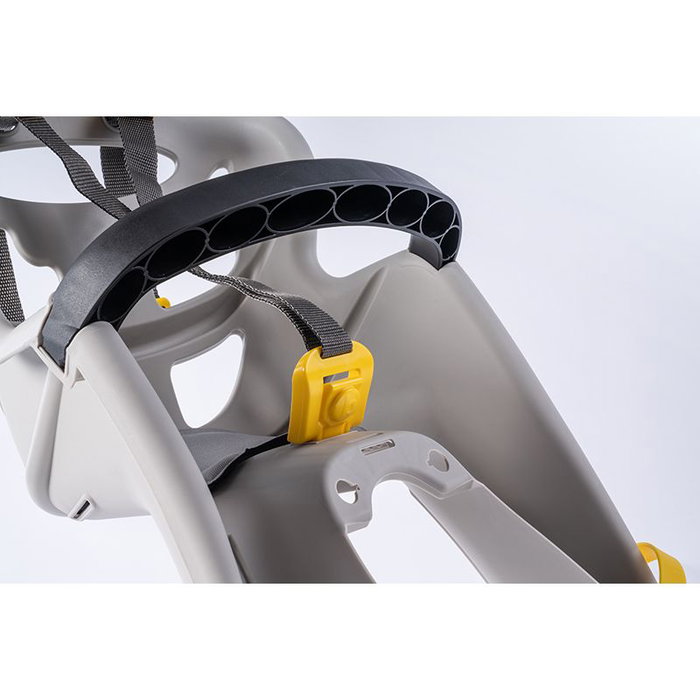 Bellelli Portabebé TATOO PLUS Asiento Delantero Bicicleta Ligero Asa Protección Pies Homologado EN 14344 Negro