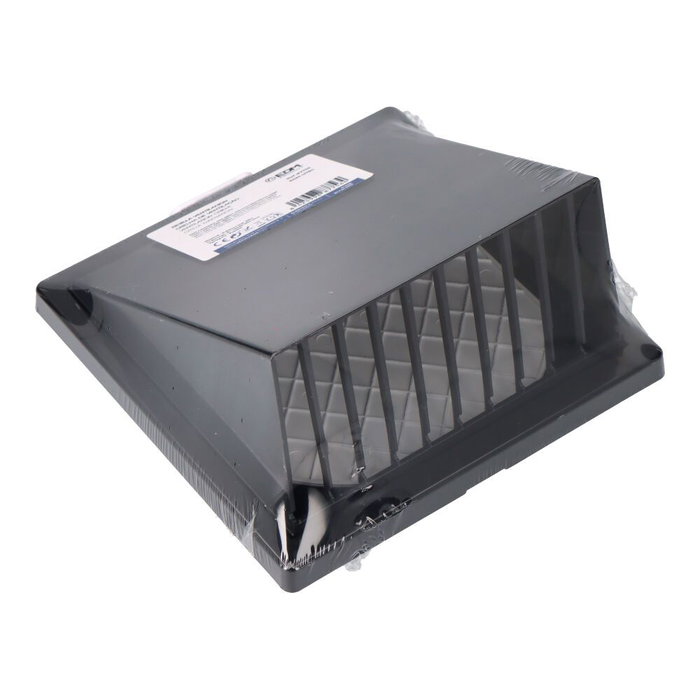 Edm Rejilla Ventilación con Campana ABS ø 125mm Gris Antracita 170x170mm
