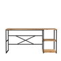 Hanah Home Mesa de Estudio Vg28-A Moderna Industrial Pino Atlántico
