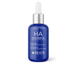 Rilastil Multirepair Sérum Facial con Ácido Hialurónico 2% y Skinbioma Complex, 30 ml - Hidratación Profunda y Reparación de la Barrera Cutánea