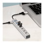 LogiLink Hub USB 3.0 de 7 puertos con 4x USB-A y 3x USB-C, aluminio