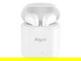 Argon Auriculares Bluetooth Blanco Estuche 5.3x6.6x2.7 cm Carga USB C (Set de 12)