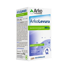 Arkopharma Arko Levura 60mg - 50 Cápsulas