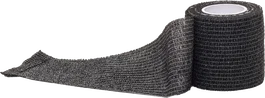 Covetrus Venda Cohesiva Autoadherente 5 cm * 4.5 m Negra, 1 Unidad - Flexible y Transpirable