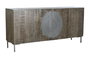 DKD Home Decor Buffet de Mango y Metal Marrón Oscuro