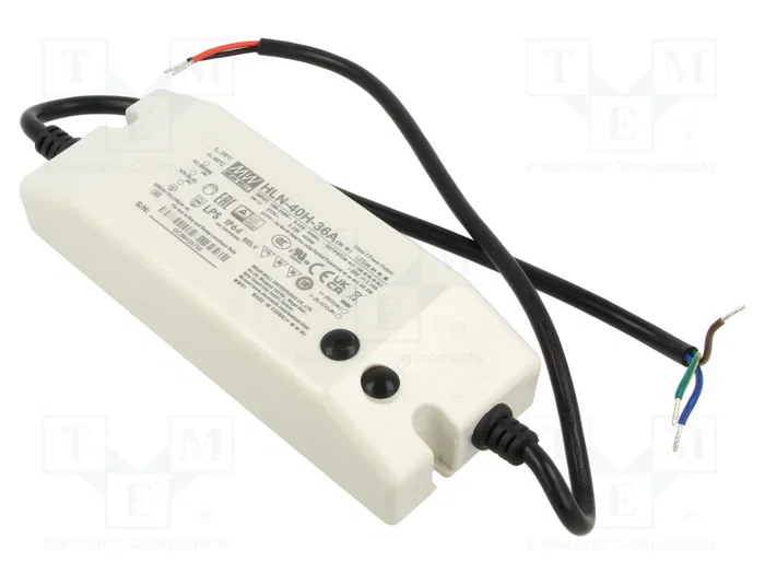 MEAN WELL HLN-40H-36A Alimentador LED de 40,3W 36VDC MEAN WELL HLN-40H-36A Alimentador LED de 40,3W 36VDC