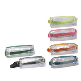 Lagart Portatodo Take-away Transparente C/ Goma Ref. 330244 Estuche Suave Cierre Cremallera Colores Surtidos Monocromo