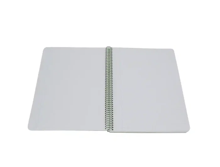 Antartik Cuaderno Espiral A4 Tapa Foam 80 Hojas 90g Cuadriculado 4mm con Margen Color Verde Matcha