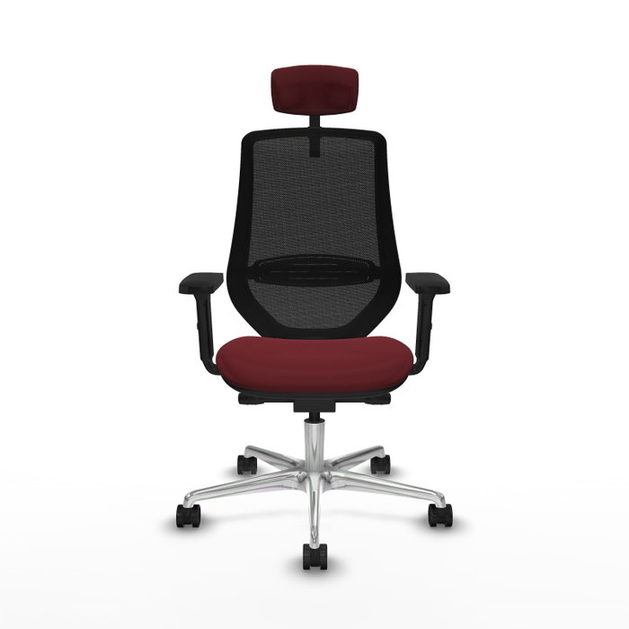 PIQUERAS Y CRESPO Silla de oficina Mardos con mecanismo Sincro/Traslack Granate y Negro PIQUERAS Y CRESPO Silla de oficina Mardos con mecanismo Sincro/Traslack Granate y Negro