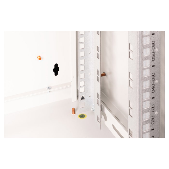 Digitus Wandgehäuse Unique 12HE 643x600x450mm Bastidor de Pared 12U Gris, Carga 100 kg, IP20, Serie Unique