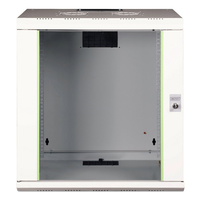 Digitus Wandgehäuse Unique 12HE 643x600x450mm Bastidor de Pared 12U Gris, Carga 100 kg, IP20, Serie Unique