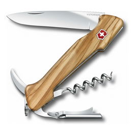 VICTORINOX V-0.97 01.64 Wine Master Taschenmesser de olivo, multifunción con mango de madera de olivo