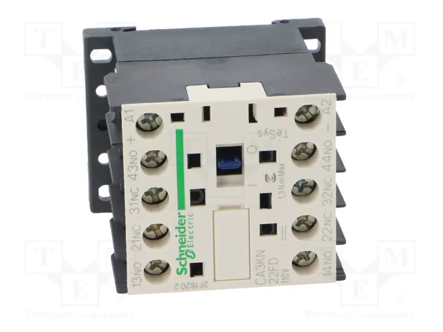 Schneider Electric CA3KN22FD TeSys D Contactor 4-polar 110VDC 10A Schneider Electric CA3KN22FD TeSys D Contactor 4-polar 110VDC 10A